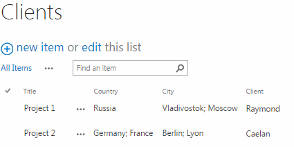 Creating a new SharePoint list that will contain a Virto Cross-Site Lookup column