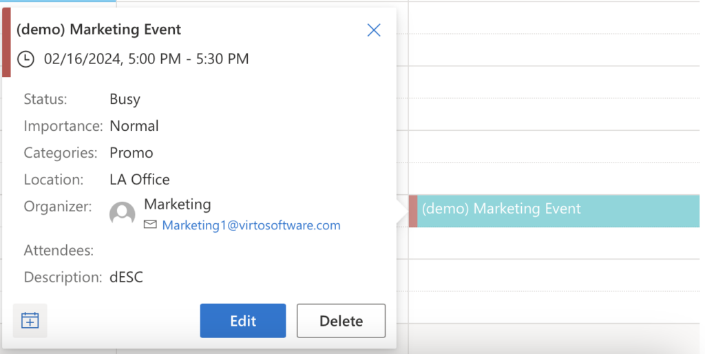 Add icon on the bottom left of an event card for exporting it to an .ics file in Virto Calendar