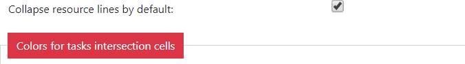 Collapse resource lines by default checkbox to save space in the chart view
