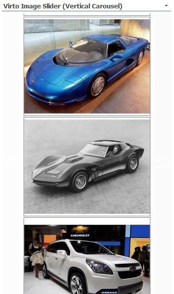 Image Slider displaying images in a horizontal carousel layout on a SharePoint page