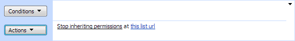 Change list permissions inheritance activity to stop or restore inheriting from the parent in the Virto Workflow Designer