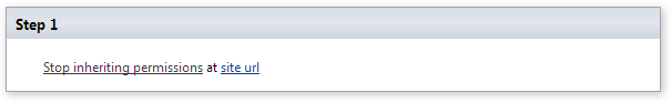 Change site permissions inheritance activity to stop or restore inheriting from the parent site in Virto Workflow Designer