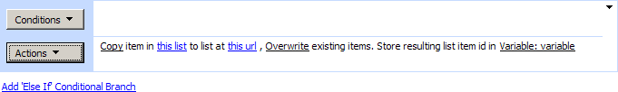 Copy List Item extended (Free) activity settings for copying or moving SharePoint list items and files