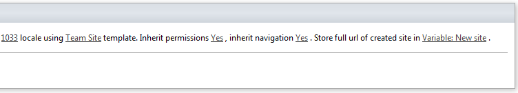 Create SharePoint site activity with permission and navigation inheritance options configured