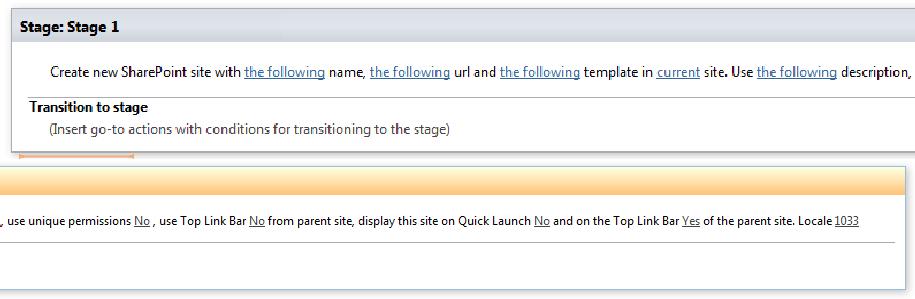 Create SharePoint site activity shown as a SharePoint Designer phrase in the 2013 workflow platform