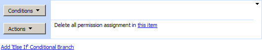 Delete all permission assignment from List Item activity in the SharePoint Workflow Designer