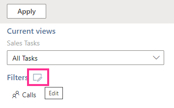 Edit button next to Filters for creating a new custom condition filter on the Virto Kanban Board
