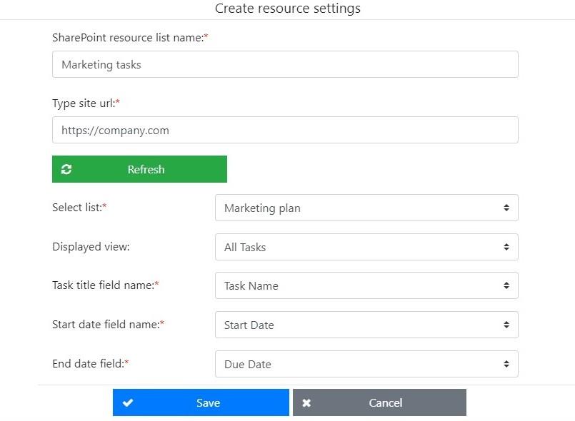 Create demo chart and Create first chart buttons on the Resource Manager start page