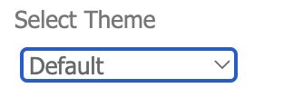 Field for applying a custom CSS file to theme the Virto Calendar web part