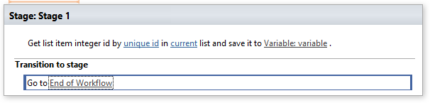Get list item ID by unique ID (extended) activity in the Virto Workflows for Office 365 designer