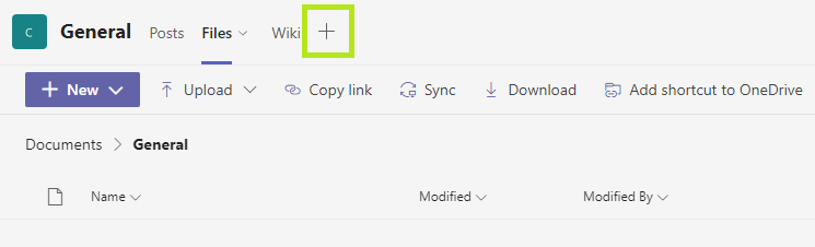 Adding Resource Manager as a new tab in a chosen Teams channel