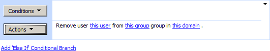 Remove member from Active Directory group activity in the SharePoint Workflow Designer