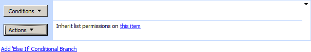 Reset List permissions Inheritance activity restoring inherited permissions on a list item in the Virto Workflow Designer