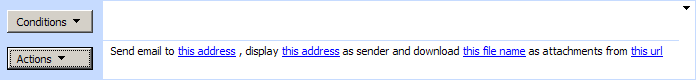 Send Email with Http File Attachment activity in the SharePoint Workflow Designer with recipient, sender and file URL fields