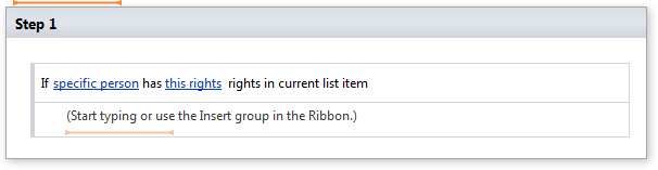 User has permission level condition checking a user&rsquo;s permission level on the current SharePoint list item