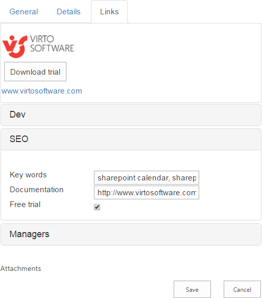 A SharePoint user filling out fields in the designed Virto Edit form