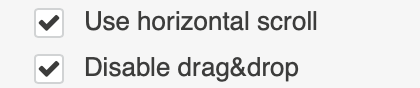 Toggle for disabling drag and drop of tasks between columns and swimlanes in Virto Kanban Board