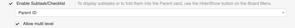 Allow multi level option enabling nested subtasks and checklists in Virto Kanban Board