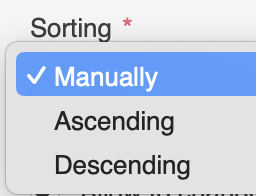 Sorting swimlanes manually or in ascending and descending order in Virto Kanban Board